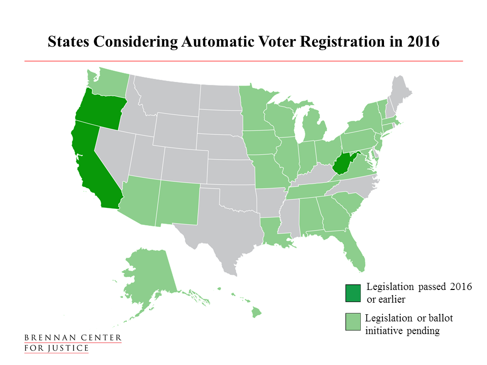 Voting Laws Roundup 2016 Brennan Center for Justice